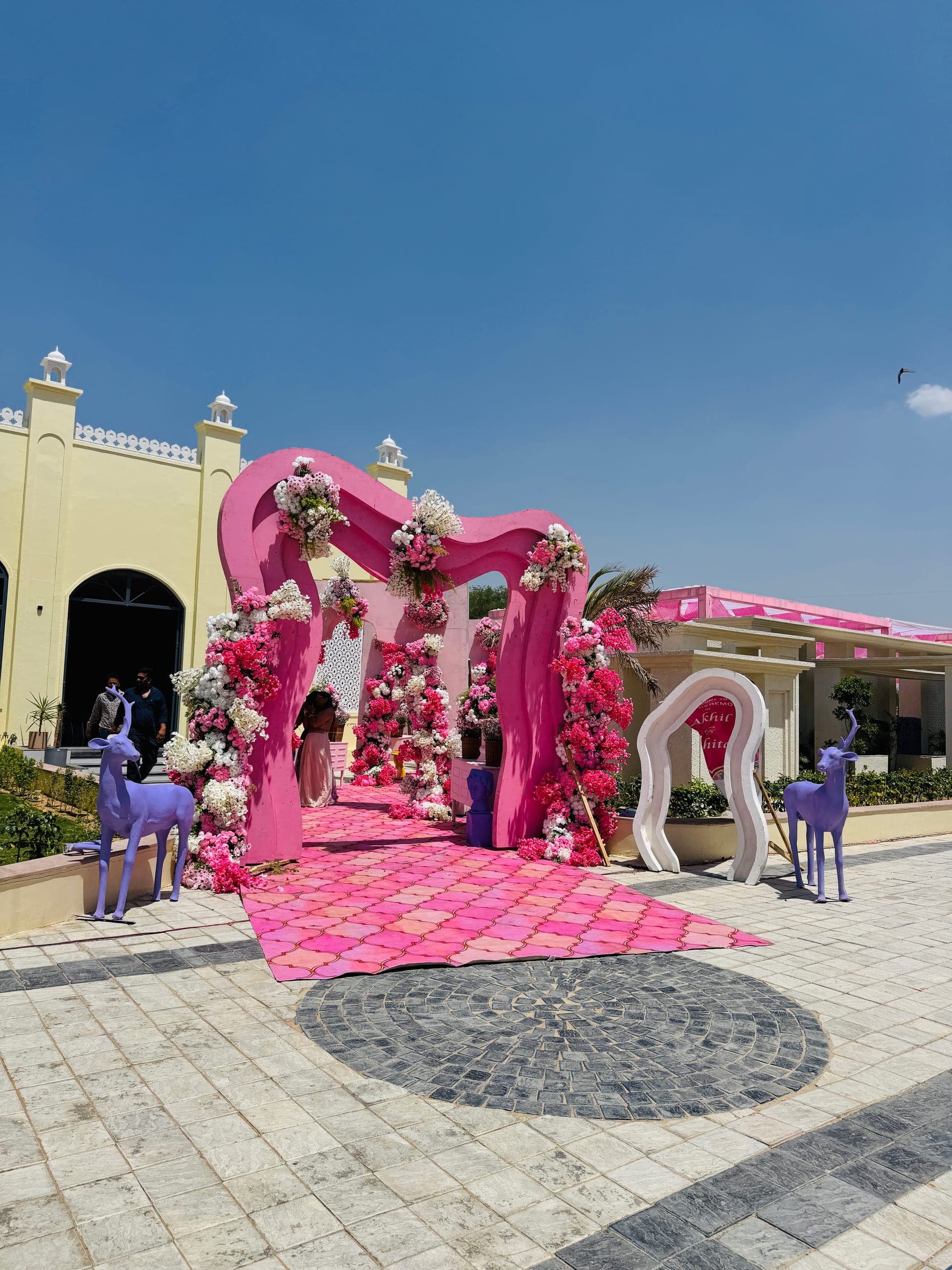 Royal Wedding Mandap under Open Sky